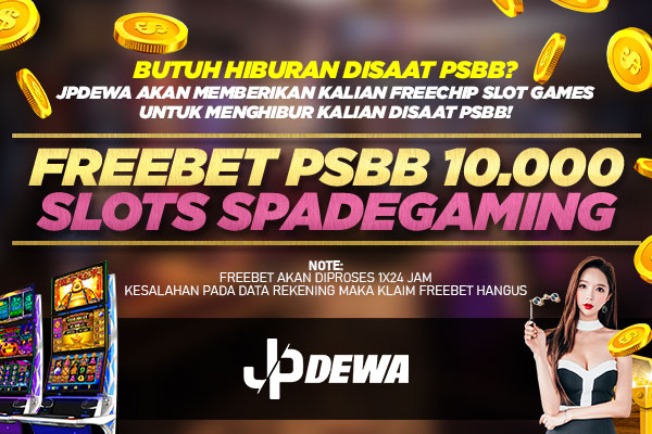 Freebet PSBB 10.000 SPADEGAMING