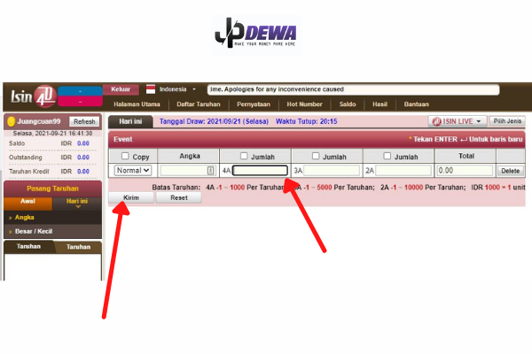 pasang togel 4d di jpdewa