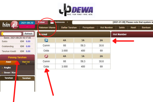 Pasang togel di jpdewa