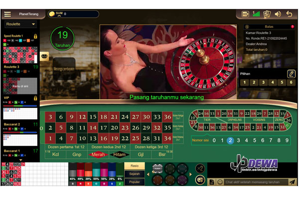 INFO JPDEWA - Cara bermain roulette dengan fitur pada meja permainan